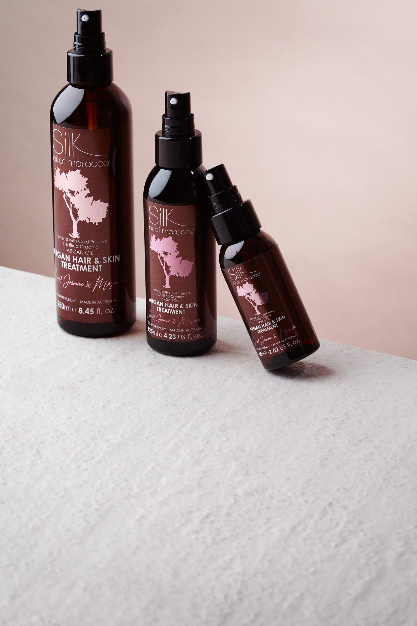 Argan Sweet Jasmine & Magnolia Hair & Skin Treatment Serum Starter Pack