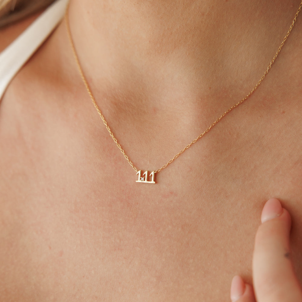 111 Angel Number Necklace