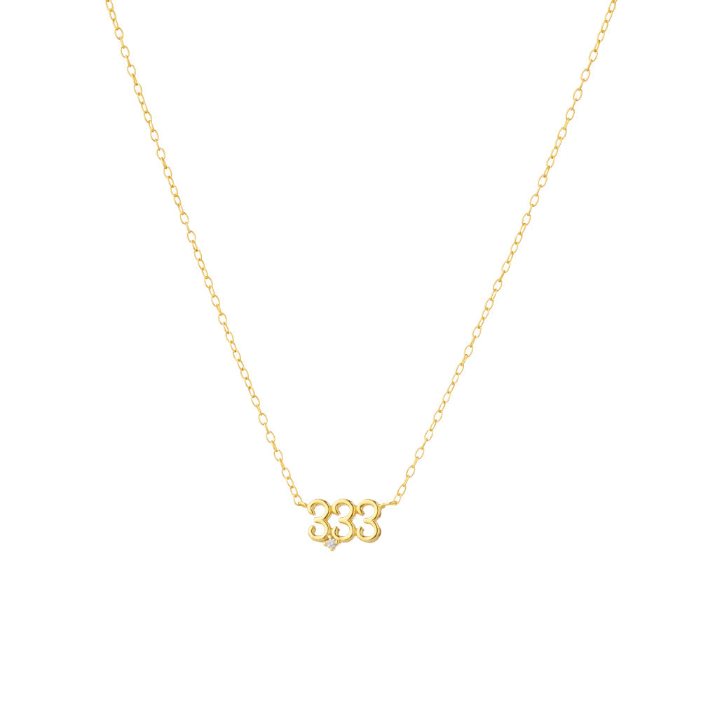 Angel Number 333 Necklace