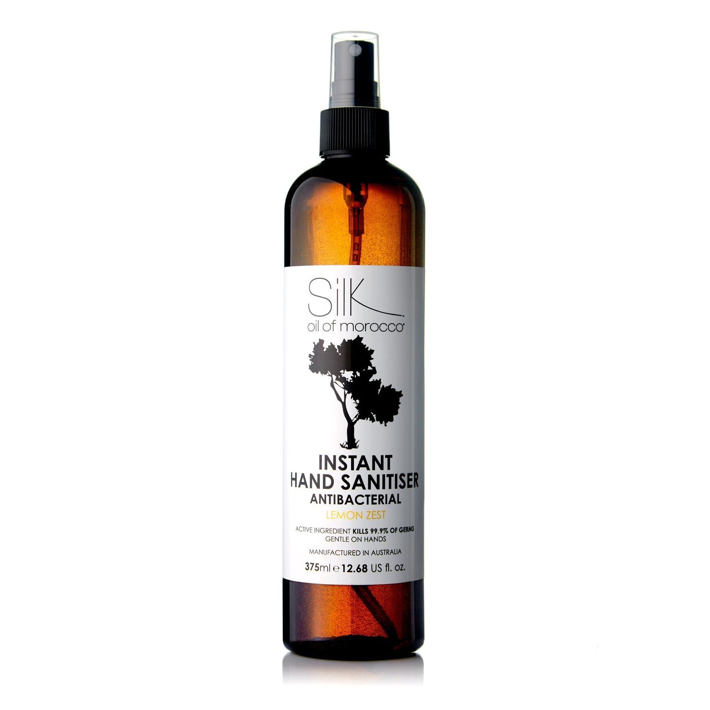 Silk Oil of Morocco - Lemon Zest Antibacterial Hand Sanitiser Spray