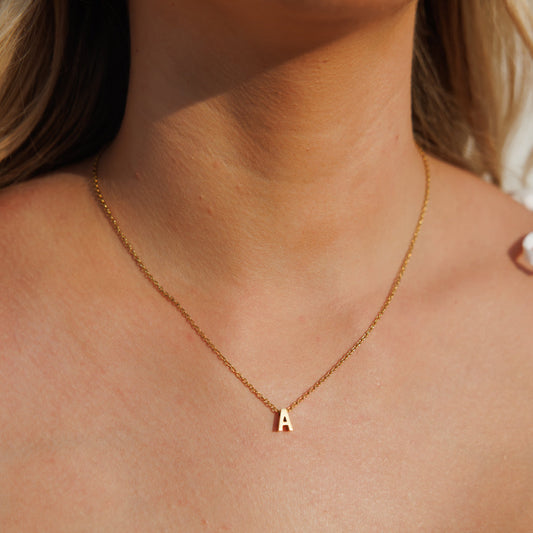Gold Initial Necklace