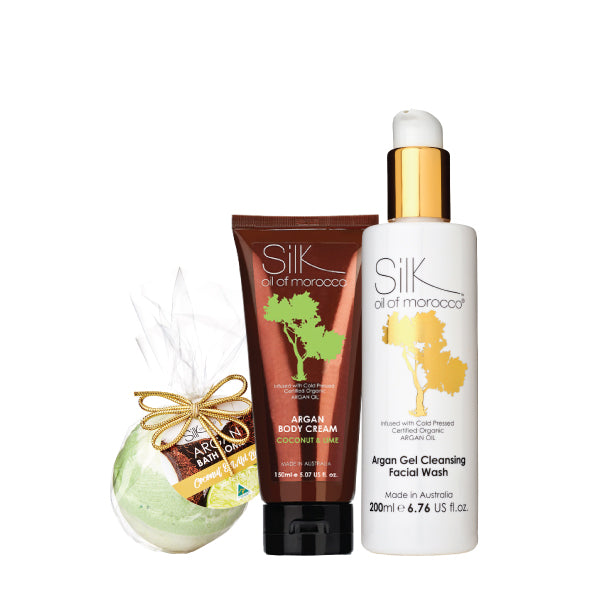 Argan Coconut & Lime Skin Trio Value Pack