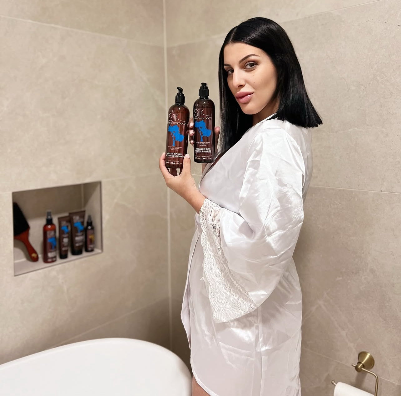 Silk Oil of Morocco - Protein Repairing 3 Step Hair Routine