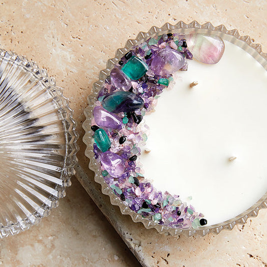 Silk Oil of Morocco - Hocus Pocus Crystal Candle - Extra Large