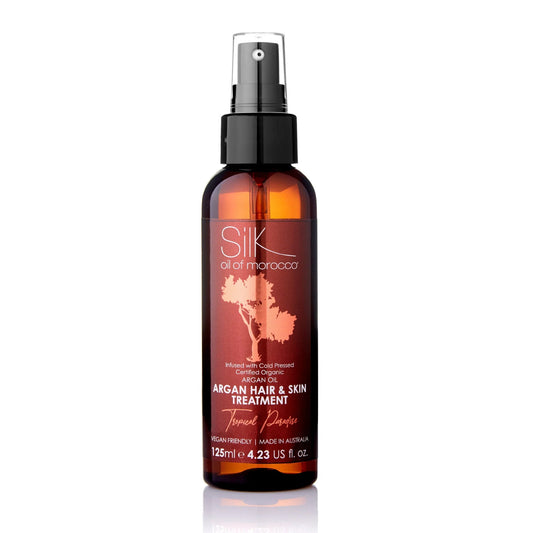 Silk Oil of Morocco - Tropical Paradise Argan Hair & Skin Treatment Serum