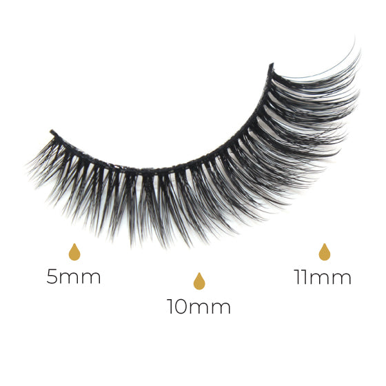 Faux Mink Lashes & Lash Bond Liner Clear - Value Pack