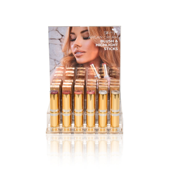 Silk Blush & Highlight Sticks Stand