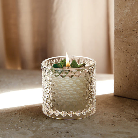 Silk Oil of Morocco - Enchanted Forest Crystal Candle - Medium