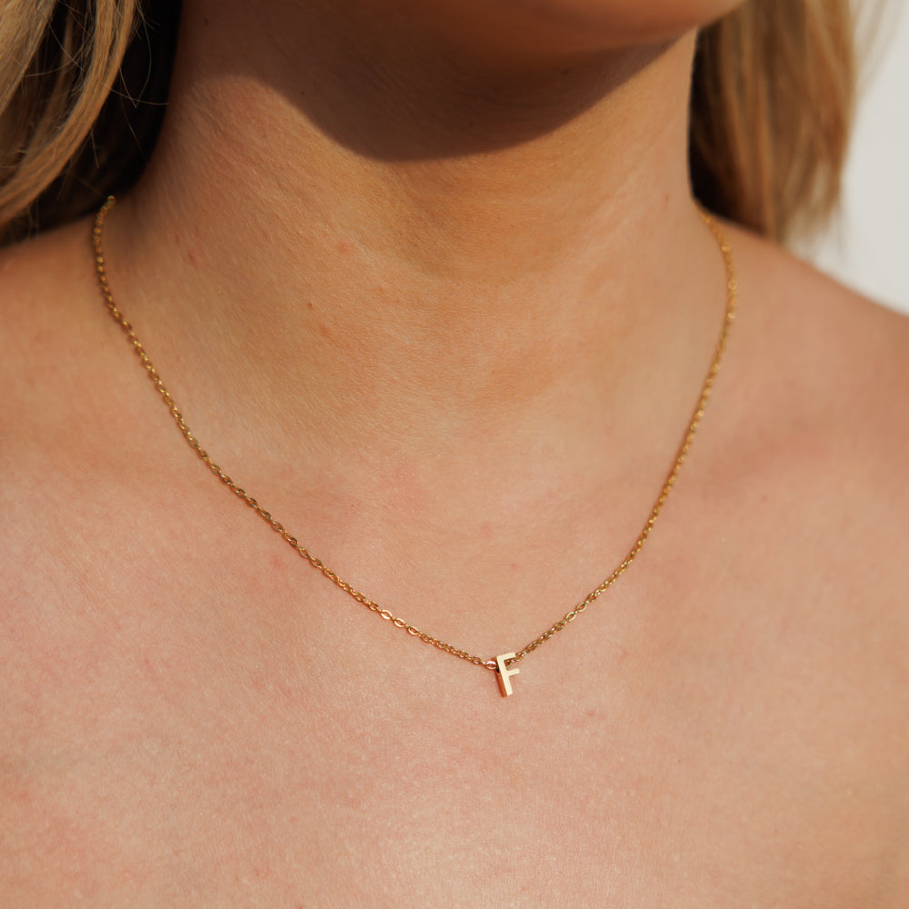 Gold Initial Necklace