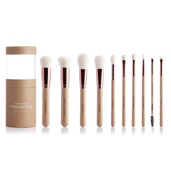 10 Piece Vegan Brush Set | Silk x Fernando Hervas