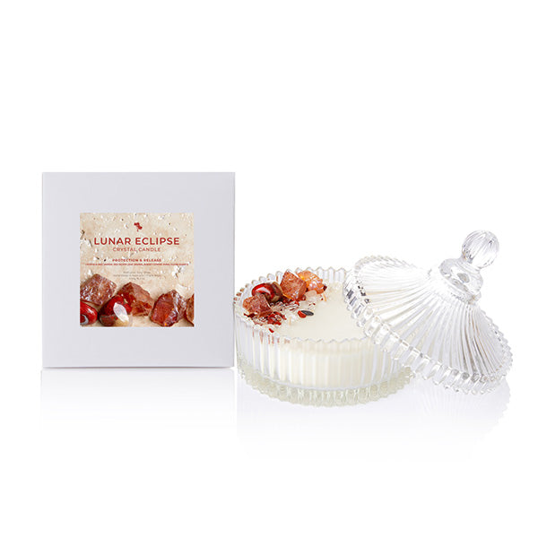 Silk Oil of Morocco - Lunar Eclipse Crystal Candle - Extra Large