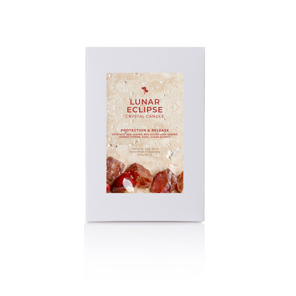 Silk Oil of Morocco - Lunar Eclipse Crystal Candle - Medium