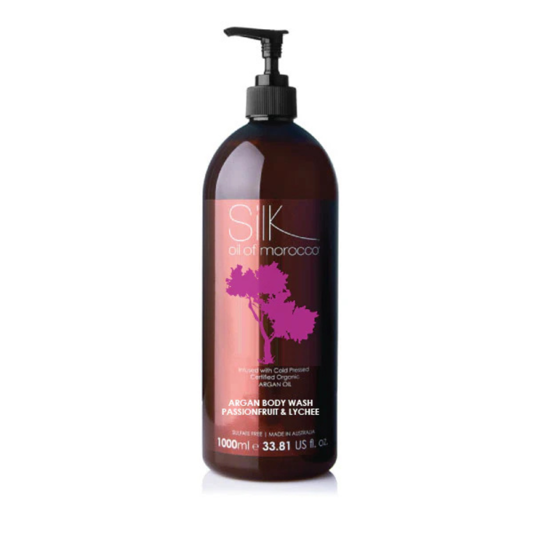 Silk Oil of Morocco - Passionfruit & Lychee Argan Body Wash
