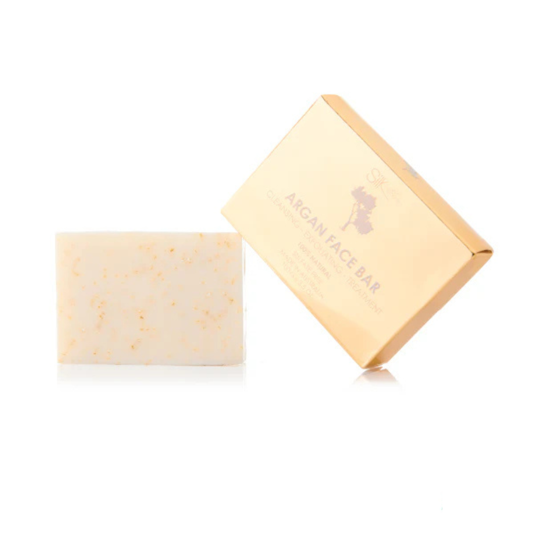 Silk Oil of Morocco - Pure Argan Oil Luxury Cleansing + Exfoliating Treatment Bar