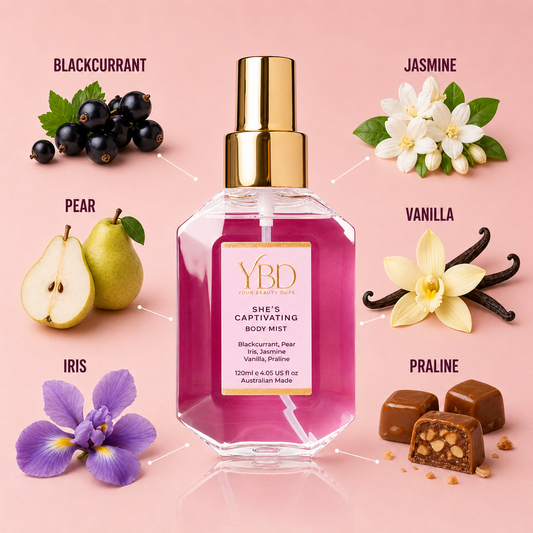 Your Beauty Dupe - She's Captivating Body Mist - Inspired by Burberry Her