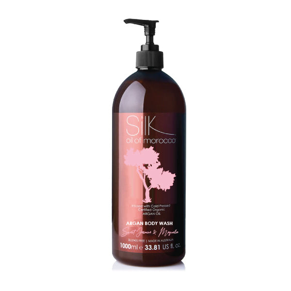 Silk Oil of Morocco - Sweet Jasmine & Magnolia Argan Body Wash