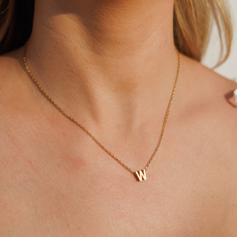 Gold Initial Necklace