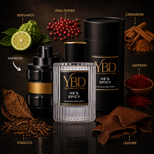 Your Beauty Dupe - He’s Spicy Perfume — Inspired by Viktor & Rolf Spicebomb