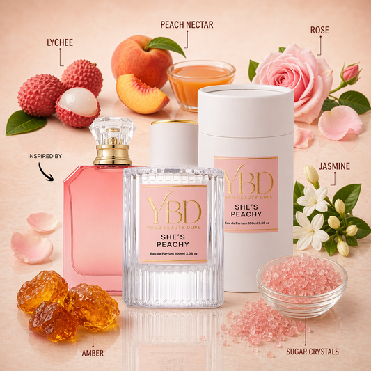 Your Beauty Dupe - She’s Peachy Perfume — Inspired by Kayali Eden Sparkling Lychee
