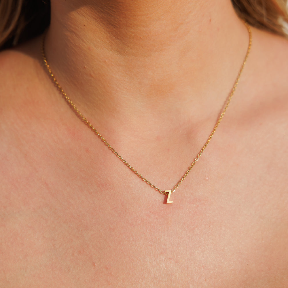 Gold Initial Necklace