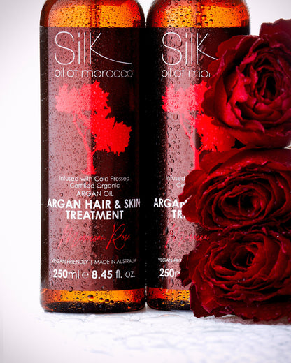 Argan Moroccan Rose Hair & Skin Treatment Serum Starter Pack