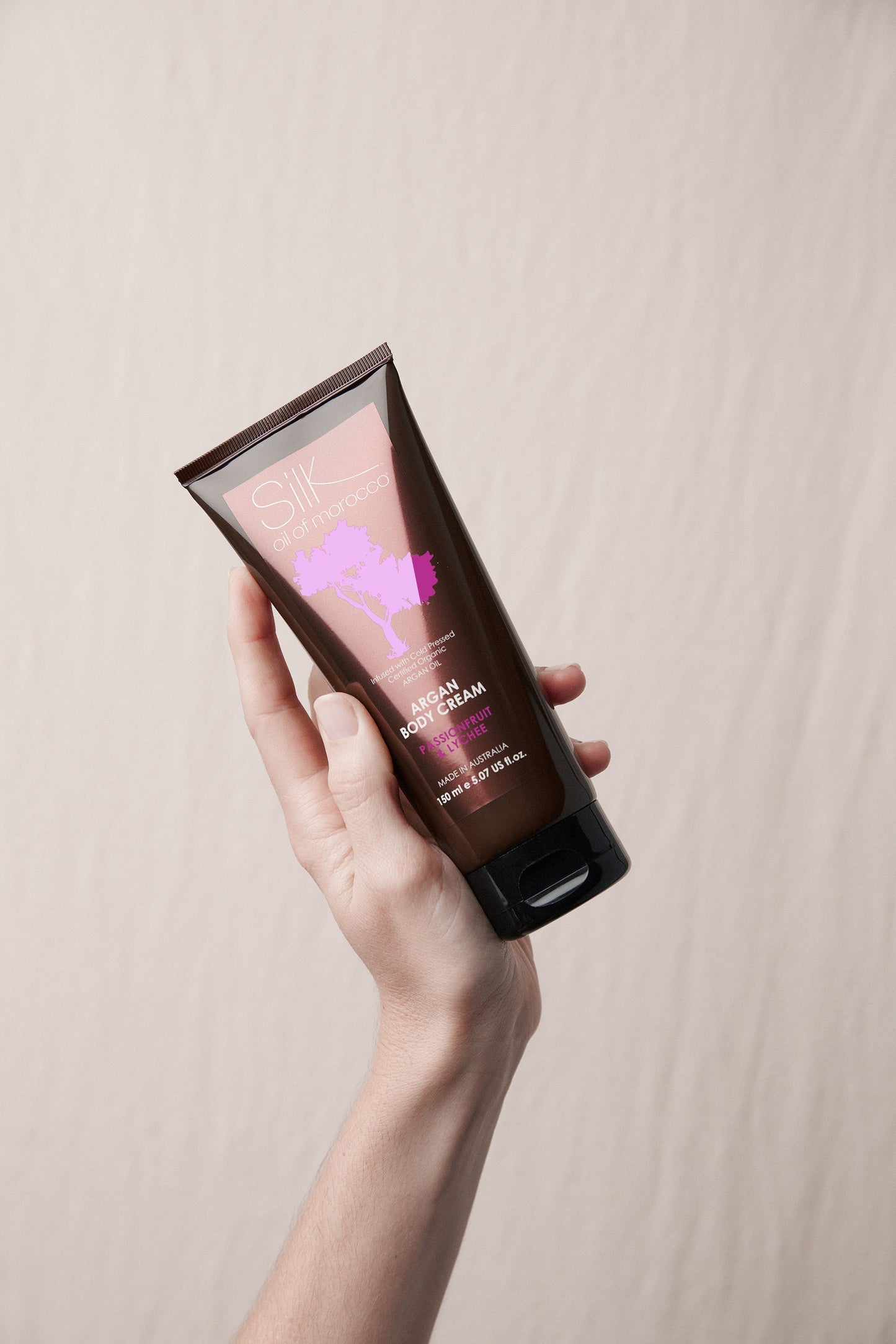 Silk Oil of Morocco - Passionfruit & Lychee Argan Body Cream with Pentavitin