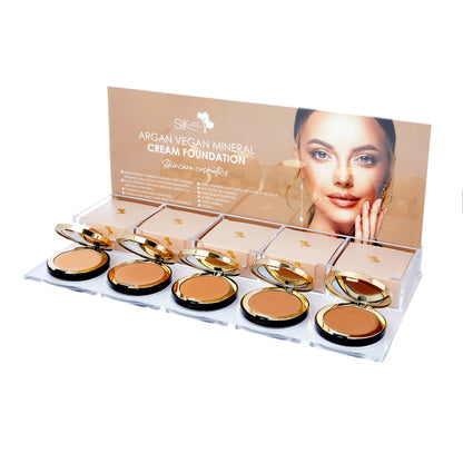 Generic Display Stand for Pressed Powder, Loose Powder and Cream Compact
