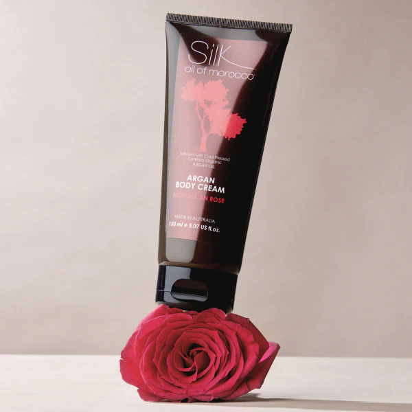 Beauty Expo Deals 2026 - Argan Body Cream with Pentavitin 150ml - Moroccan Rose