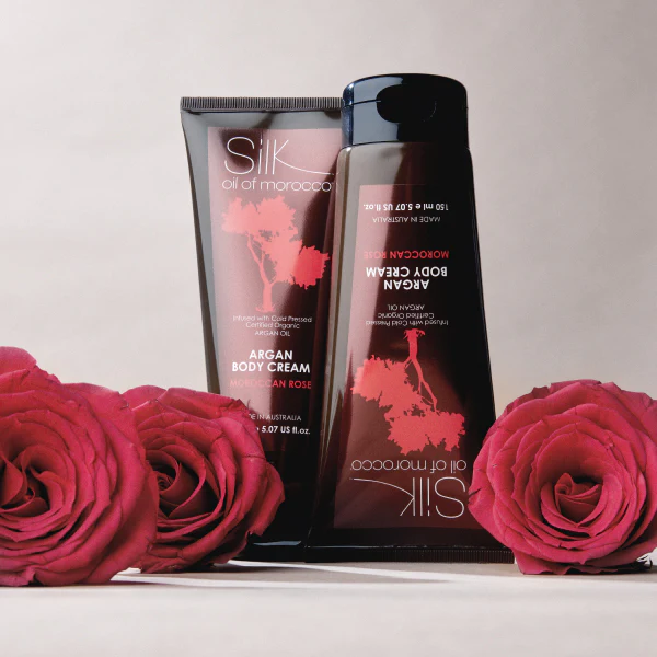 Beauty Expo Deals 2026 - Argan Body Cream with Pentavitin 150ml - Moroccan Rose