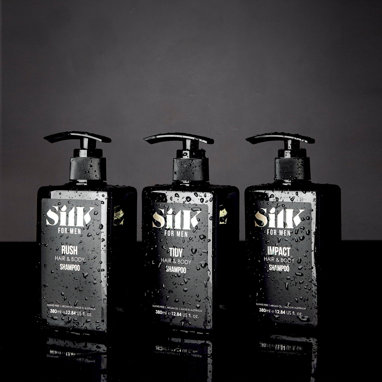 Silk for Men - Argan Men's Hair & Body Shampoo Rush