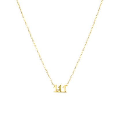 111 Angel Number Necklace