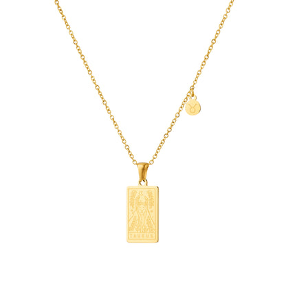 Silk Oil of Morocco - Zodiac Sign Pendant Necklace