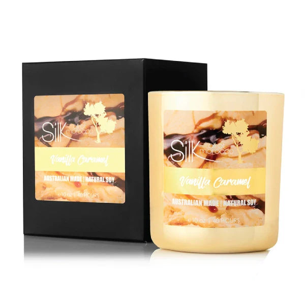 Silk Oil of Morocco - Vanilla Caramel Natural Soy Candle