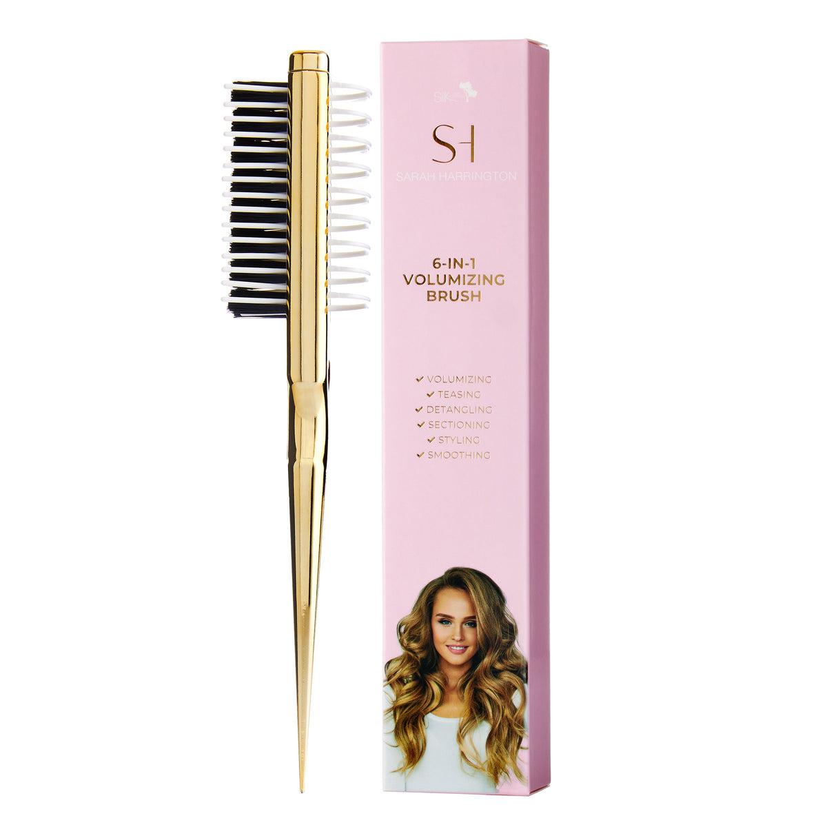 Sarah Harrington - 6 in 1 Teasing & Volumizing Brush