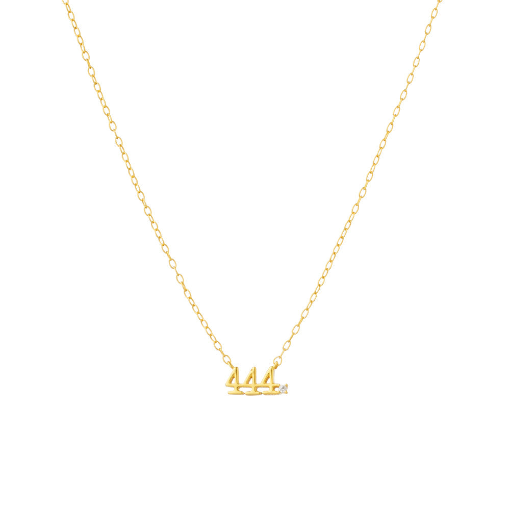 Angel Number 444 Necklace