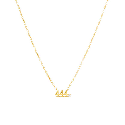 Angel Number 444 Necklace