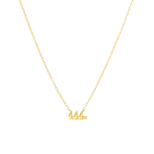 Angel Number 444 Necklace