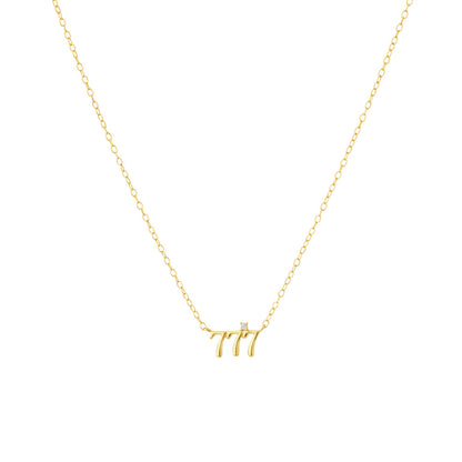 Angel Number 777 Necklace