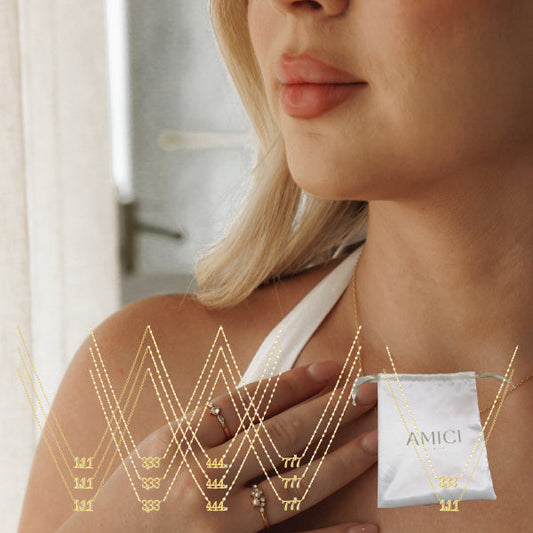 Amici by Ella - Angel Numbers Necklace Starter Pack
