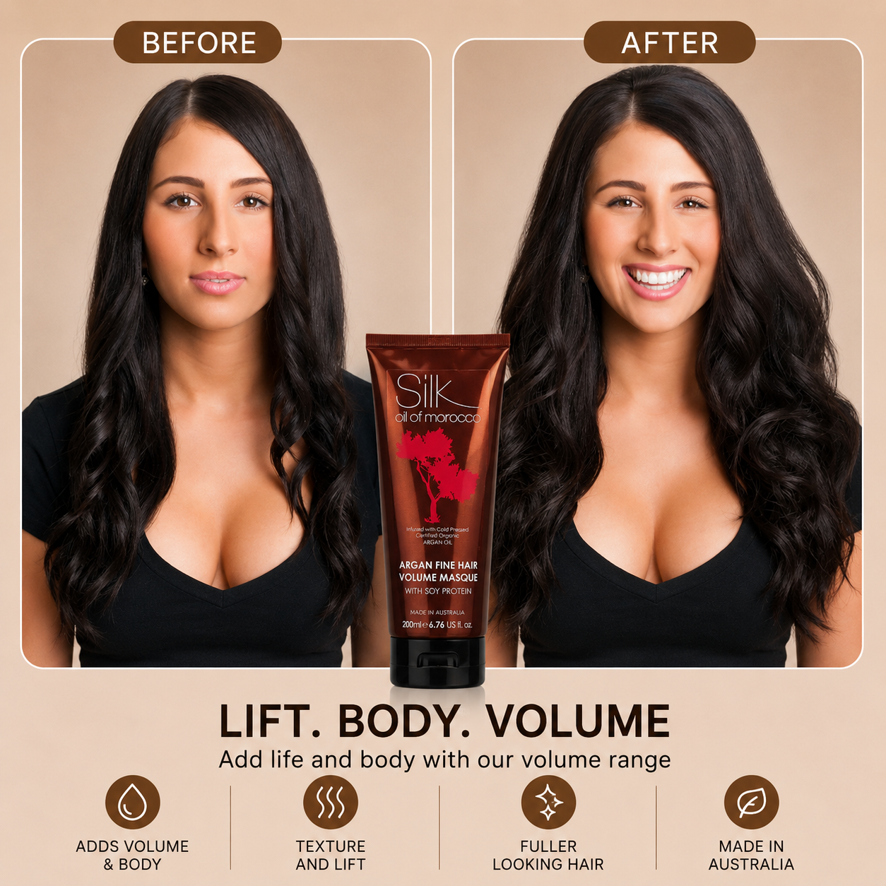 Silk Oil of Morocco - Argan Fine Hair Volume Masque