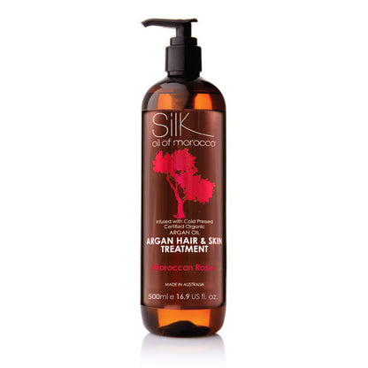 Silk Oil of Morocco - Moroccan Rose Argan Hair & Skin Treatment Serum