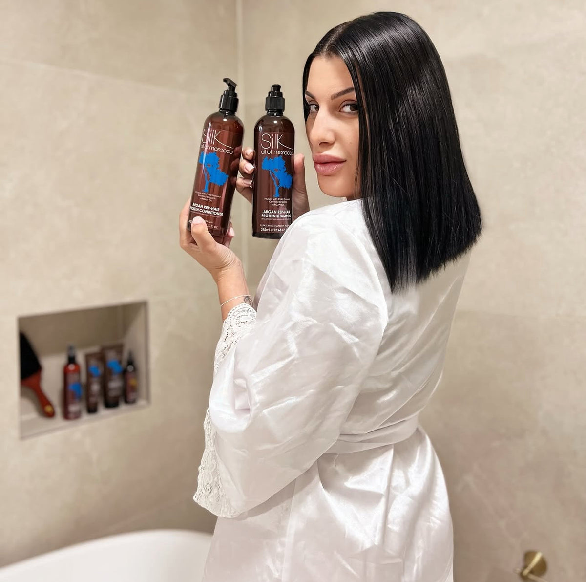 Silk Oil of Morocco - Argan REP-Hair Protein Shampoo