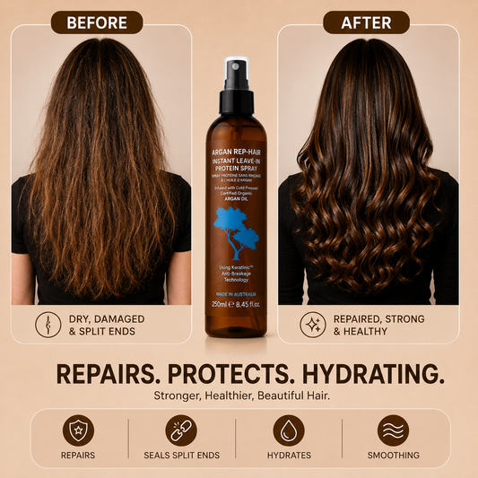 Silk Oil of Morocco- Argan REP-Hair Protein Leave-In Spray