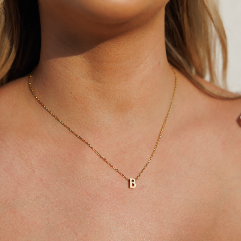 Gold Initial Necklace