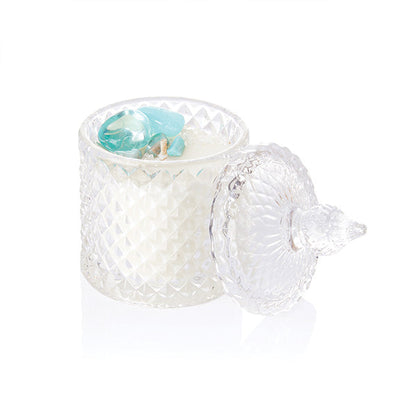 BLUE AURA Crystal Candle & Diffuser Value Pack