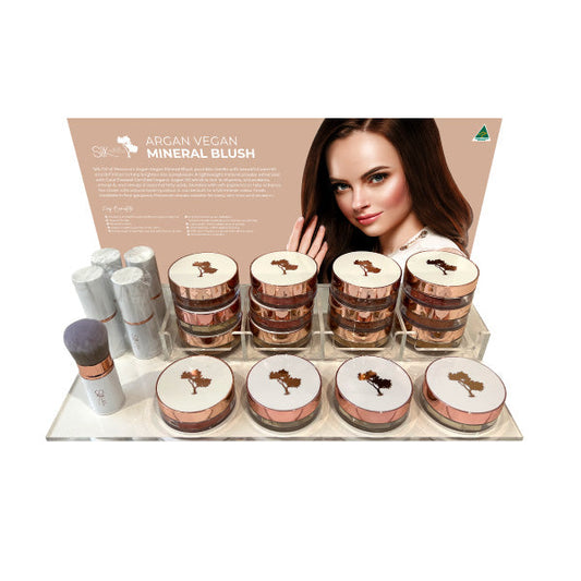 Blush & Kabuki Brush Product Display Stand