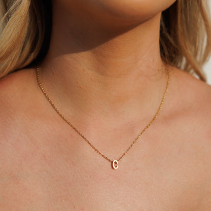 Gold Initial Necklace