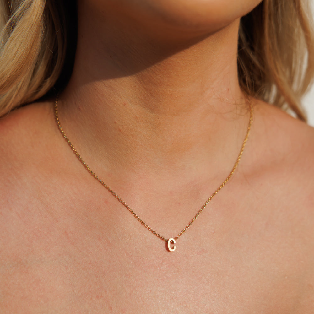 Amici by Ella - Gold Initial Necklace