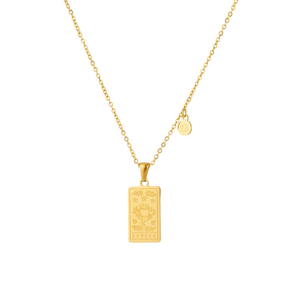 Silk Oil of Morocco - Zodiac Sign Pendant Necklace