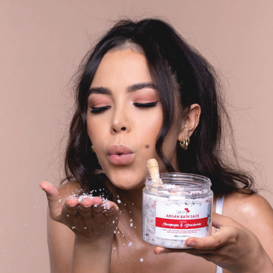 Silk Oil of Morocco - Champagne & Strawberries Argan Bath Salts